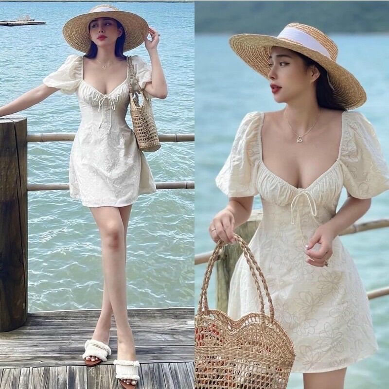 (SHOP BIGSIZE nữ 50kg đến 90kg) ĐẦM DÁNG A TAY PHỒNG