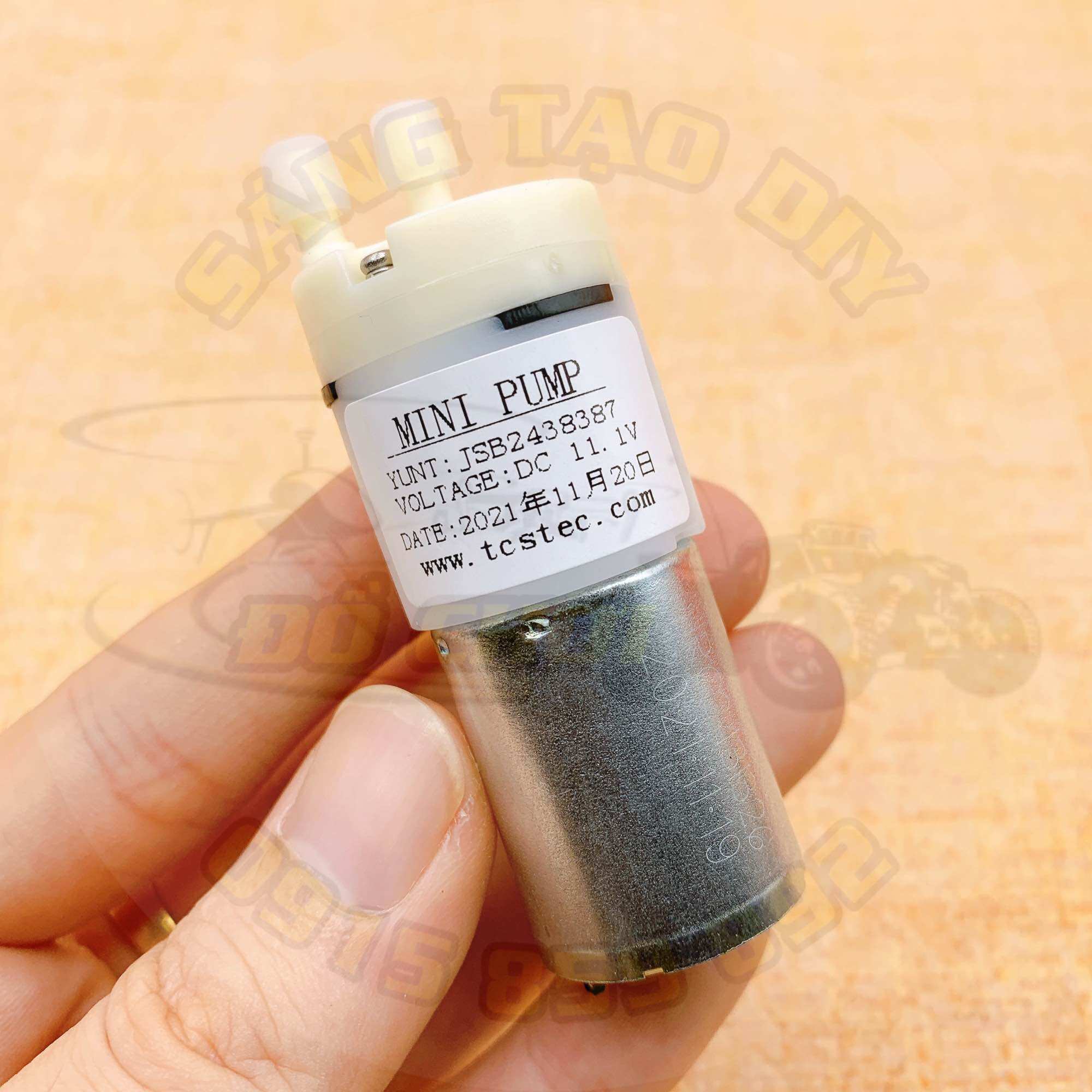 Máy bơm nước động cơ 370 DC 12V - Bơm tự mồi, bơm chân không, máy bơm nước mini