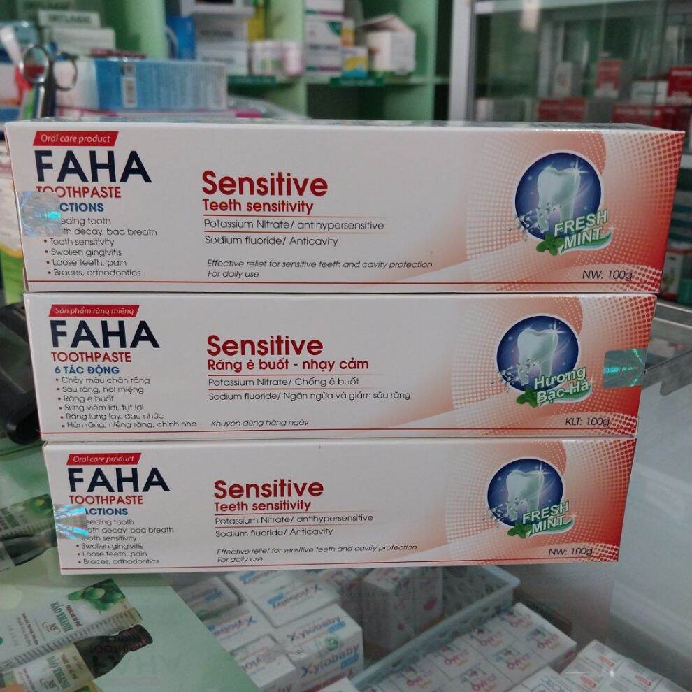 Kem Đánh răng giảm ê buốt FAHA
