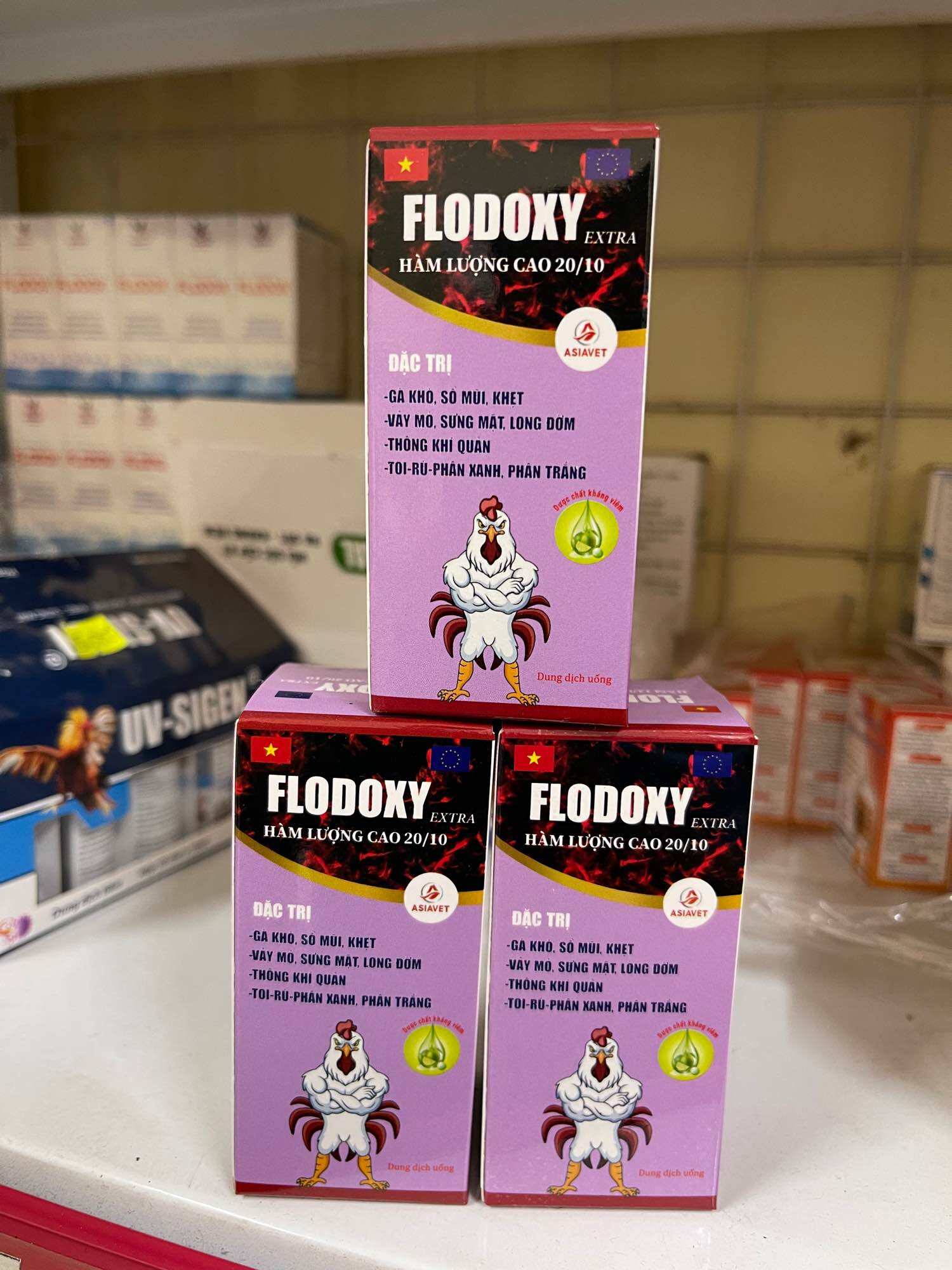 FLODOXY 10 ml nhỏ gà đá