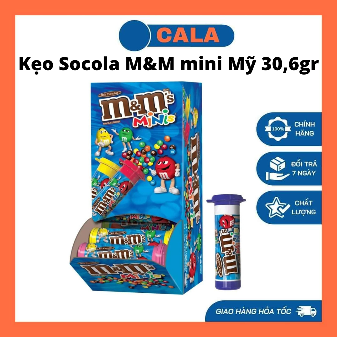 Socola M&M mini Mỹ 30,6g
