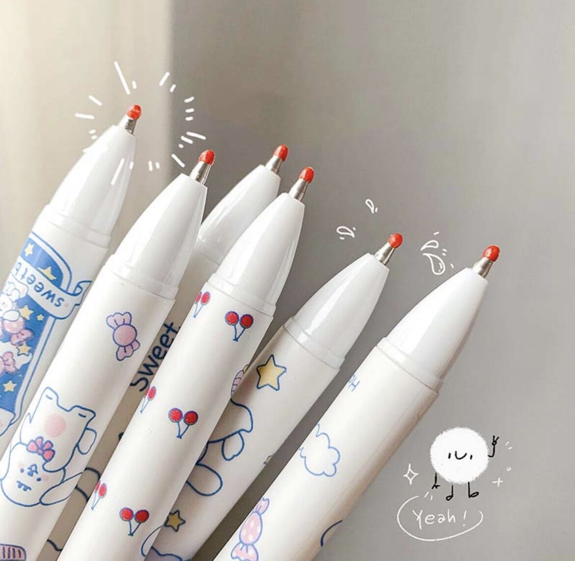 [Nhập RS0822 giảm 30k cho đơn 99k]Bút gel nước đen hình thú siêu đáng yêu