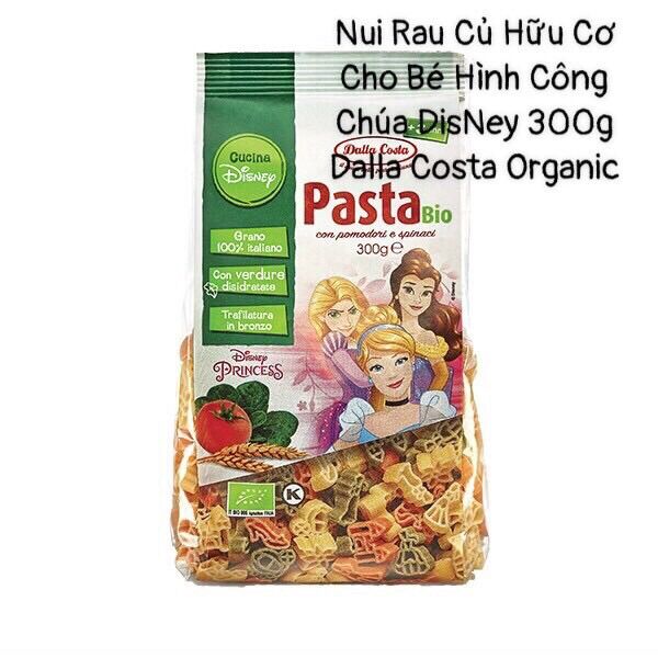 [Tách lẻ 75g] Nui rau củ hữu cơ hình chuột Mickey Dalla Costa