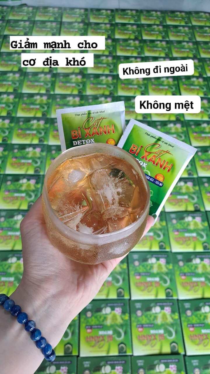 Cốt bí xanh detox chuyên eo chính hãng