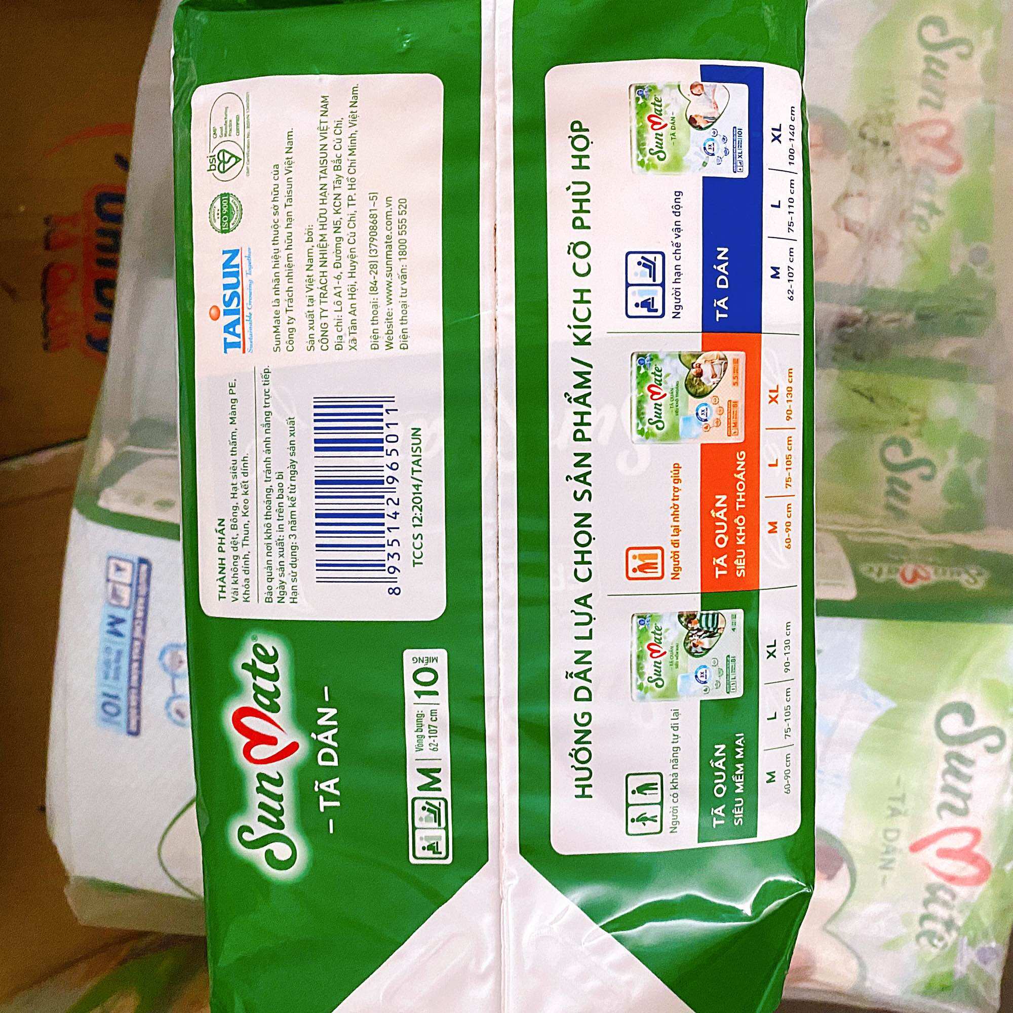 Tã dán người lớn Sunmate M10
