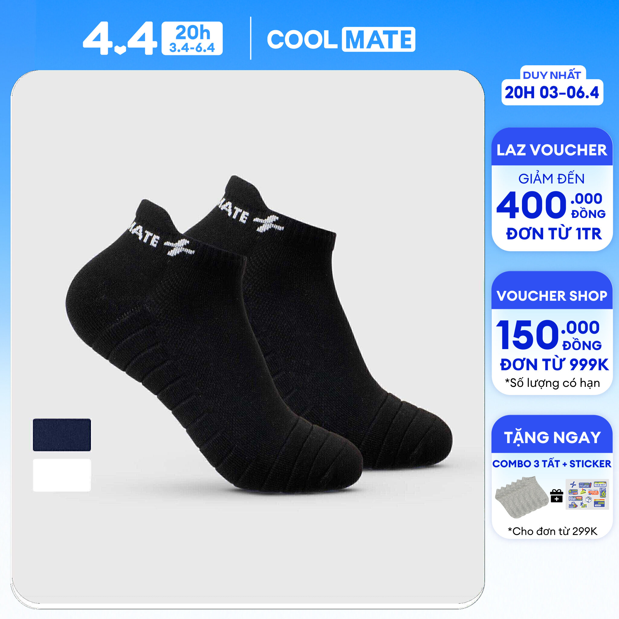Tất Nam Chạy Bộ Essentials II Coolmate