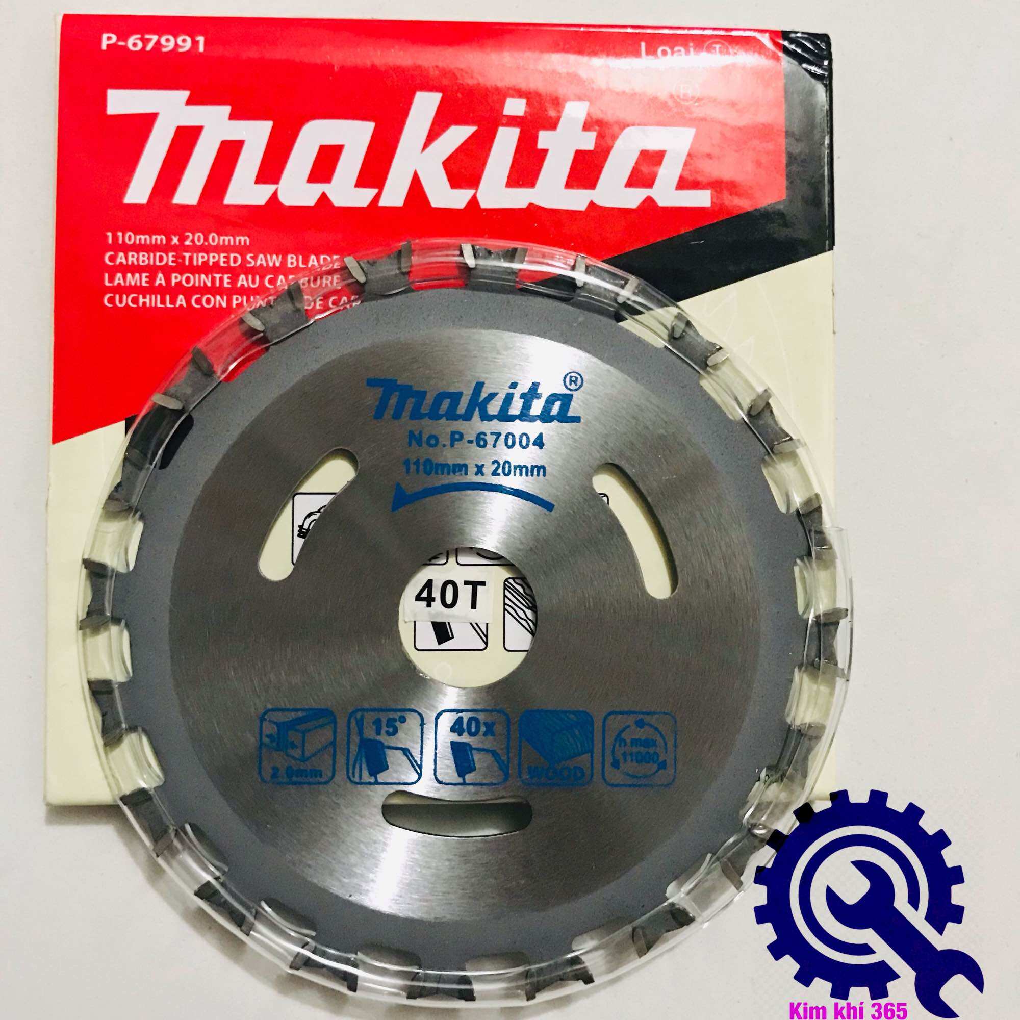 Lưỡi cưa, cắt gỗ 2 chiều Makita( 110mm)