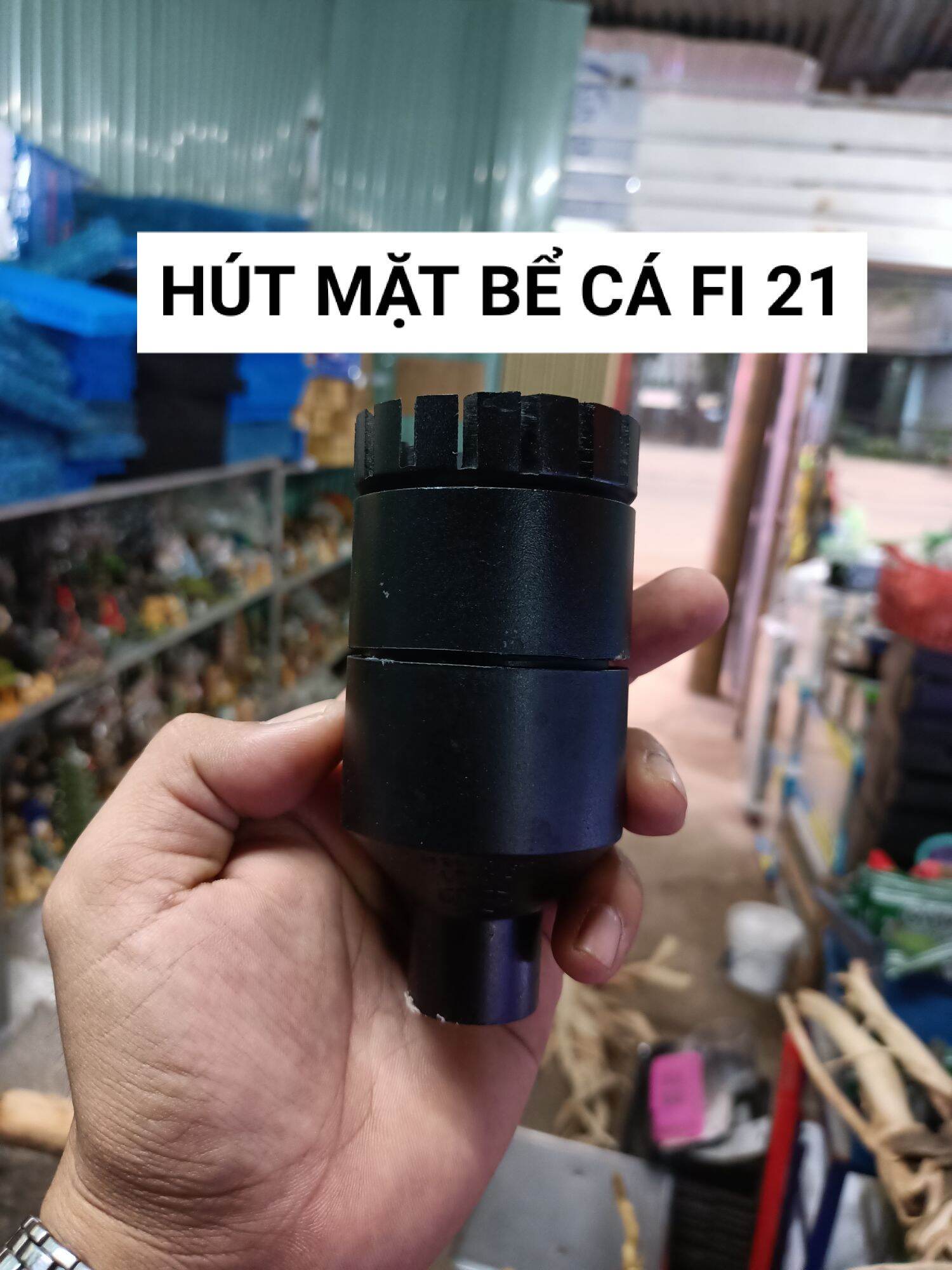 Hút mặt xoay bể cá , hồ cá koi fi 21