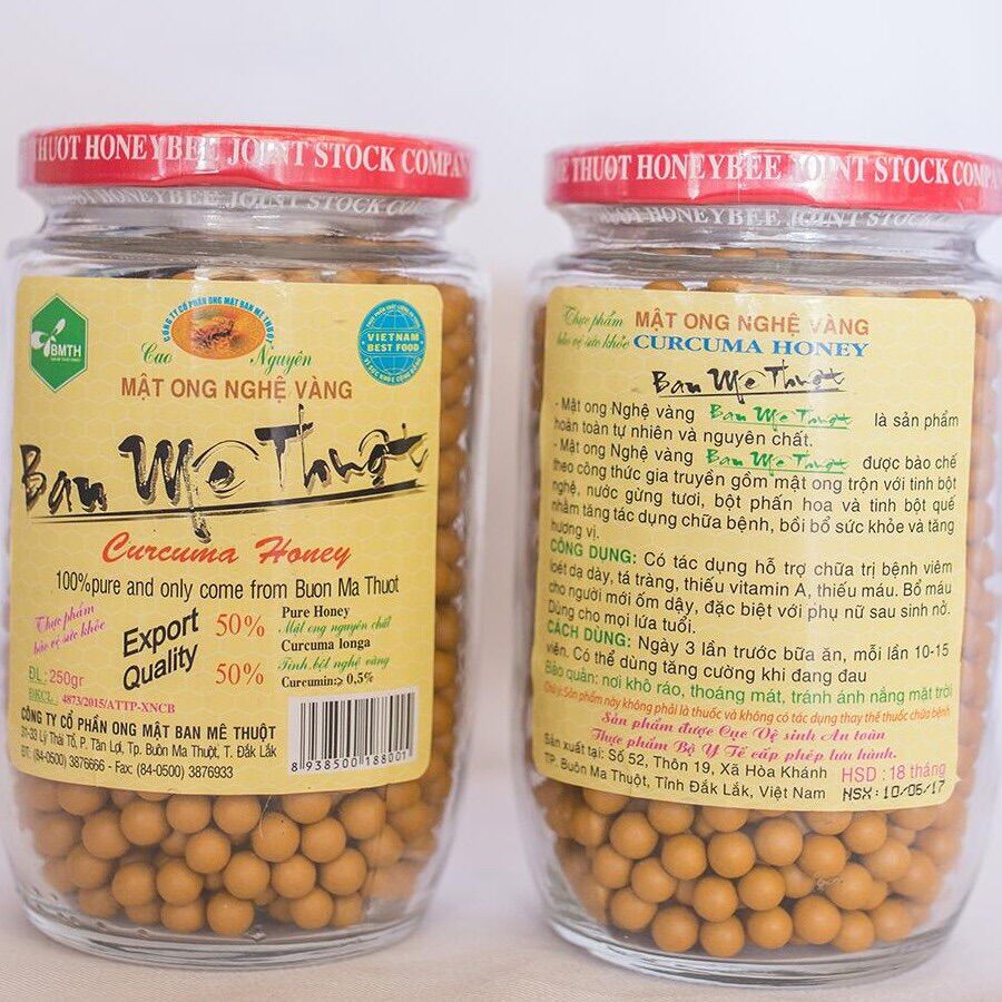 Viên nghệ mật ong buôn mê thuật 250g