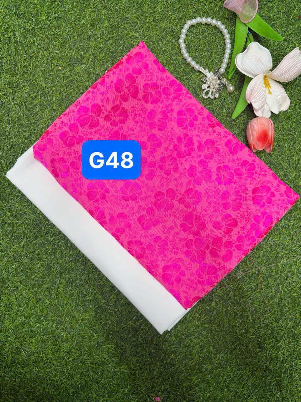 Vải mã G Gấm lụa tơ tằm 2 da cao cấp khổ vải 1m5 vải may áo dàibà baváy đầm bộ