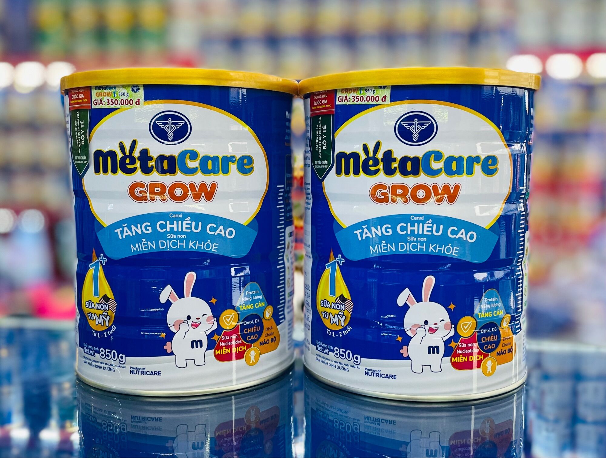 (Combo 3 Lon) Sữa Bột Metacare Grow 1+ (850g)