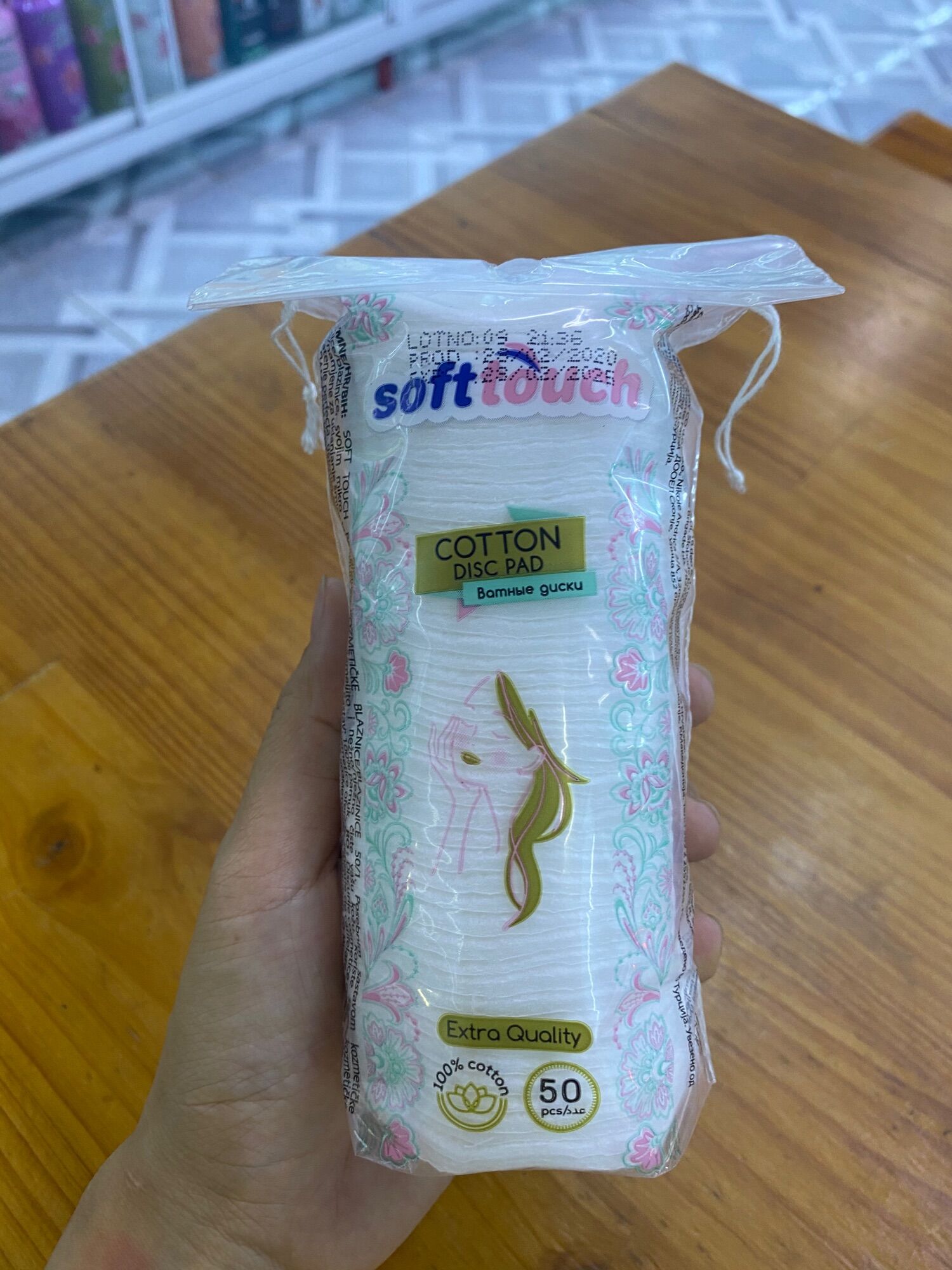 COMBO 2 BỊCH BÔNG TẨY TRANG SOFT TOUCH 50 MIẾNG