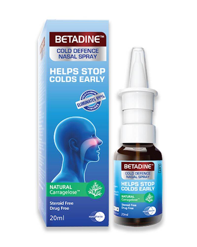 [Hcm]Betadin Cold Defence Nasal Spray 20Ml