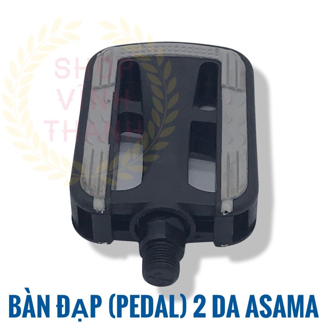 Cặp bàn đạp (pedal) xe đạp 2 da Asama