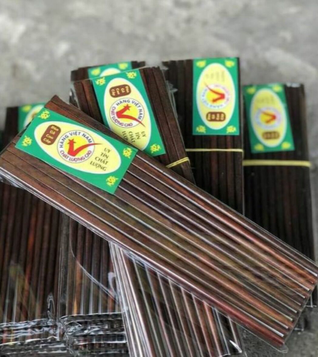 Bộ 10 đôi đũa gỗ trắc cao cấp