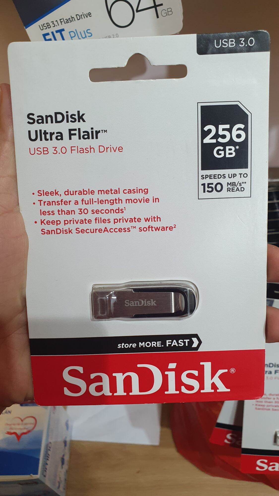 Usb 3.0 sandisk ultra flair cz73 32gb 64gb 128gb 256gb - bảo hành 24 tháng
