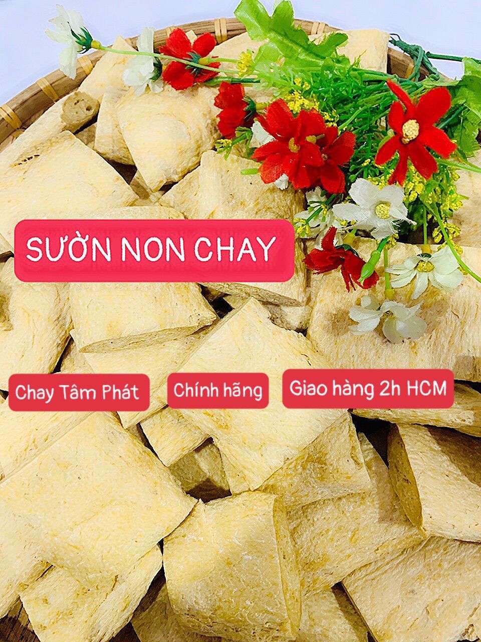 2KG SƯỜN NON CHAY TÂM PHÁT( 2bịch 1kg) / Thơm ngon nhất