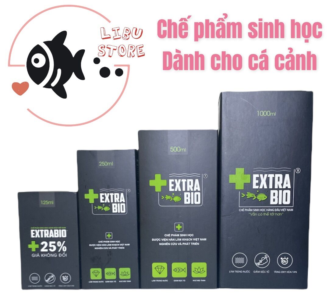 Men vi sinh extra bio - extrabio chế phẩm xử lý nước cho hồ cá