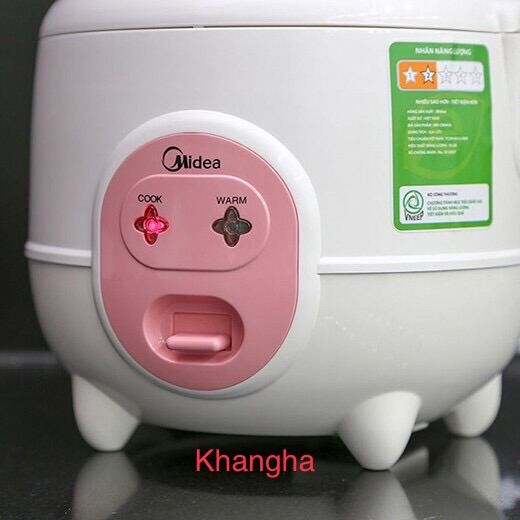 🐍Nồi cơm điện 0,6 lít Midea MR-CM06SA, 400W