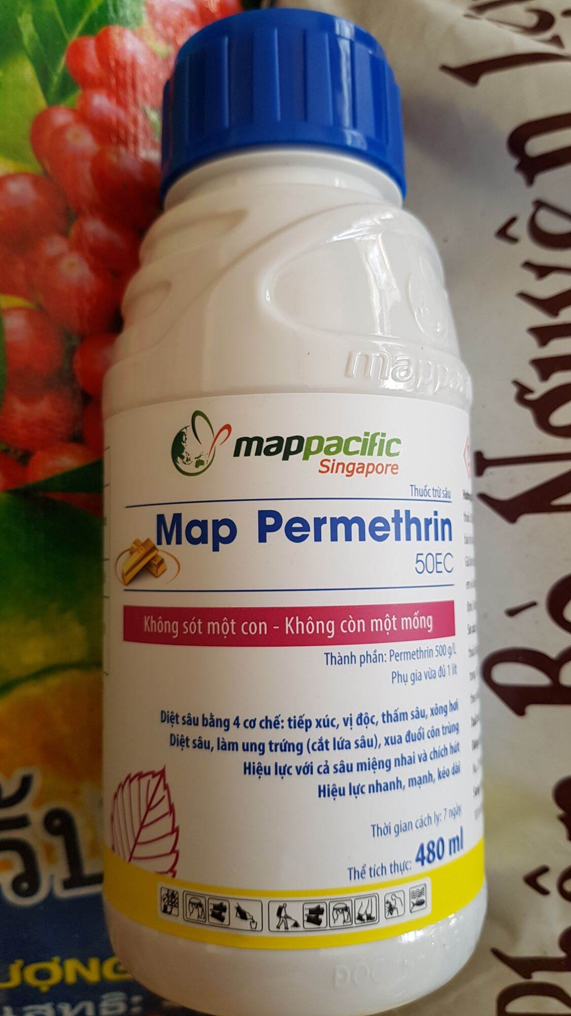 Thuốc trừ sâu 4 cơ chế MAP PERMETHRIN 480ml
