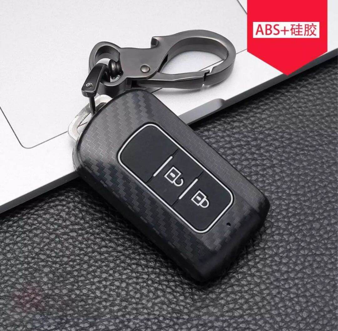 Ốp chìa khóa Carbon Mitsubishi Xpander, Outlander, Attrage, Pajero