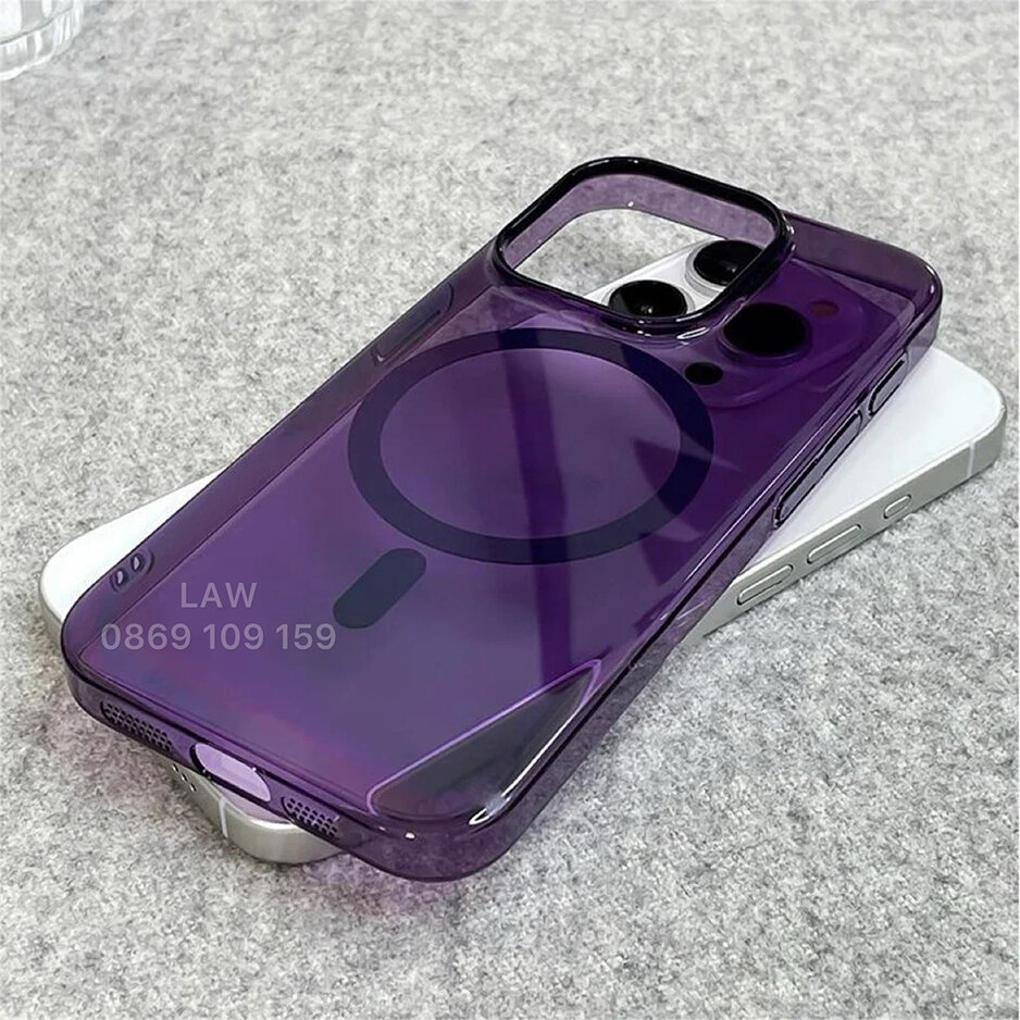 Ốp lưng iPhone 12/ 13/ 14 Plus/ 15 Pro Max Mỏng chống ố