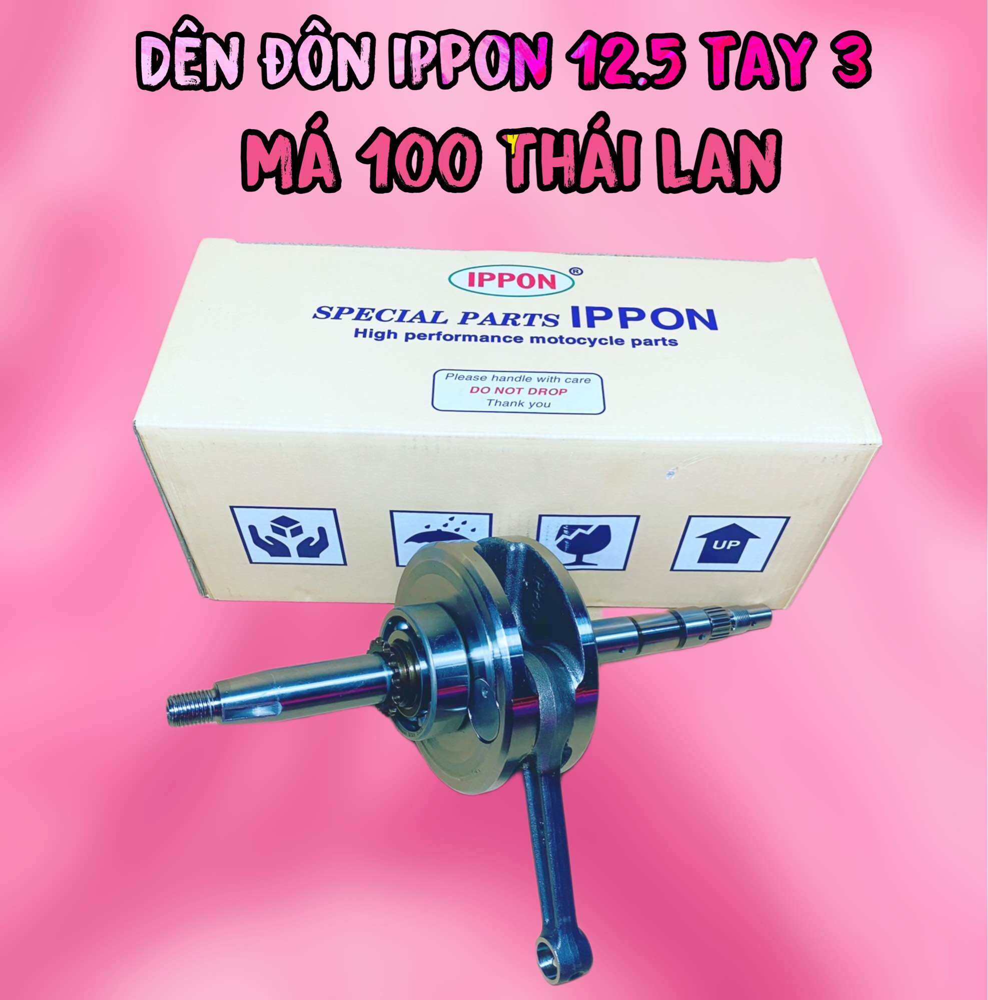 Dên đôn ippon 12.5 tay 3 má 100 thái lan
