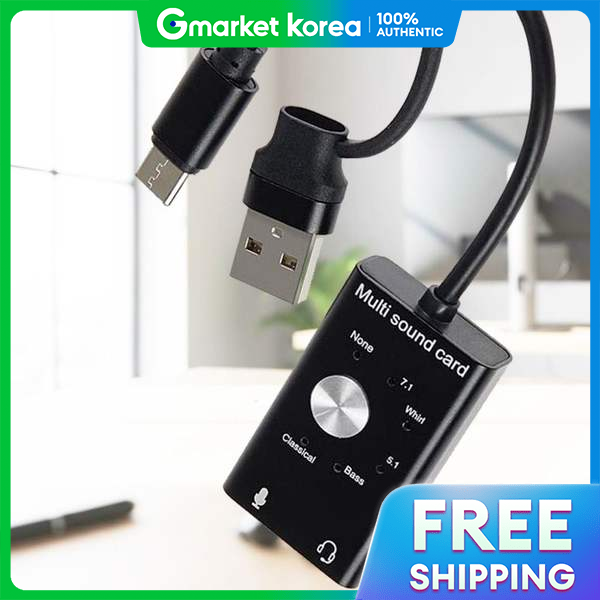 Coms 641Qpv14 Multi Sound Card 2-in-1 USB Type-C Type-A External Giá 1,044,750 Đồng*Miễn phí vận chuyển