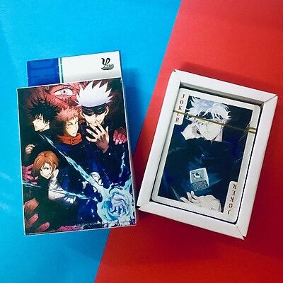 Bộ bài tây anime JuJutsu Kaisen 54 ảnh khác nhau/bộ bài Tú lơ khơ JuJutsu Kaisen