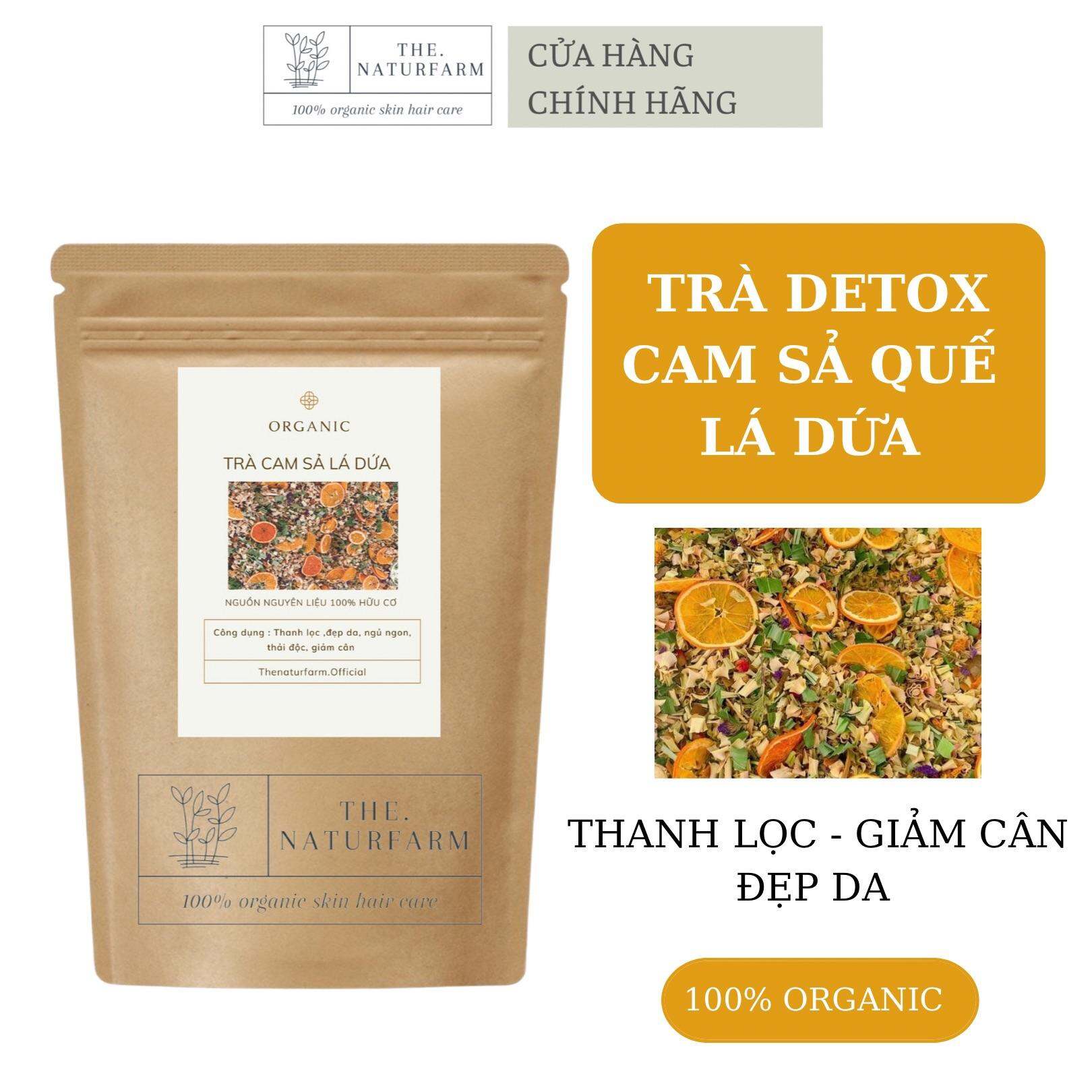 Trà cam sả quế lá dứa [ 100GR ] - Thanh lọc, detox, giảm cân, đẹp da