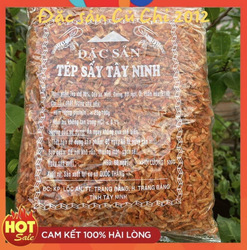 Tép sấy 500gram