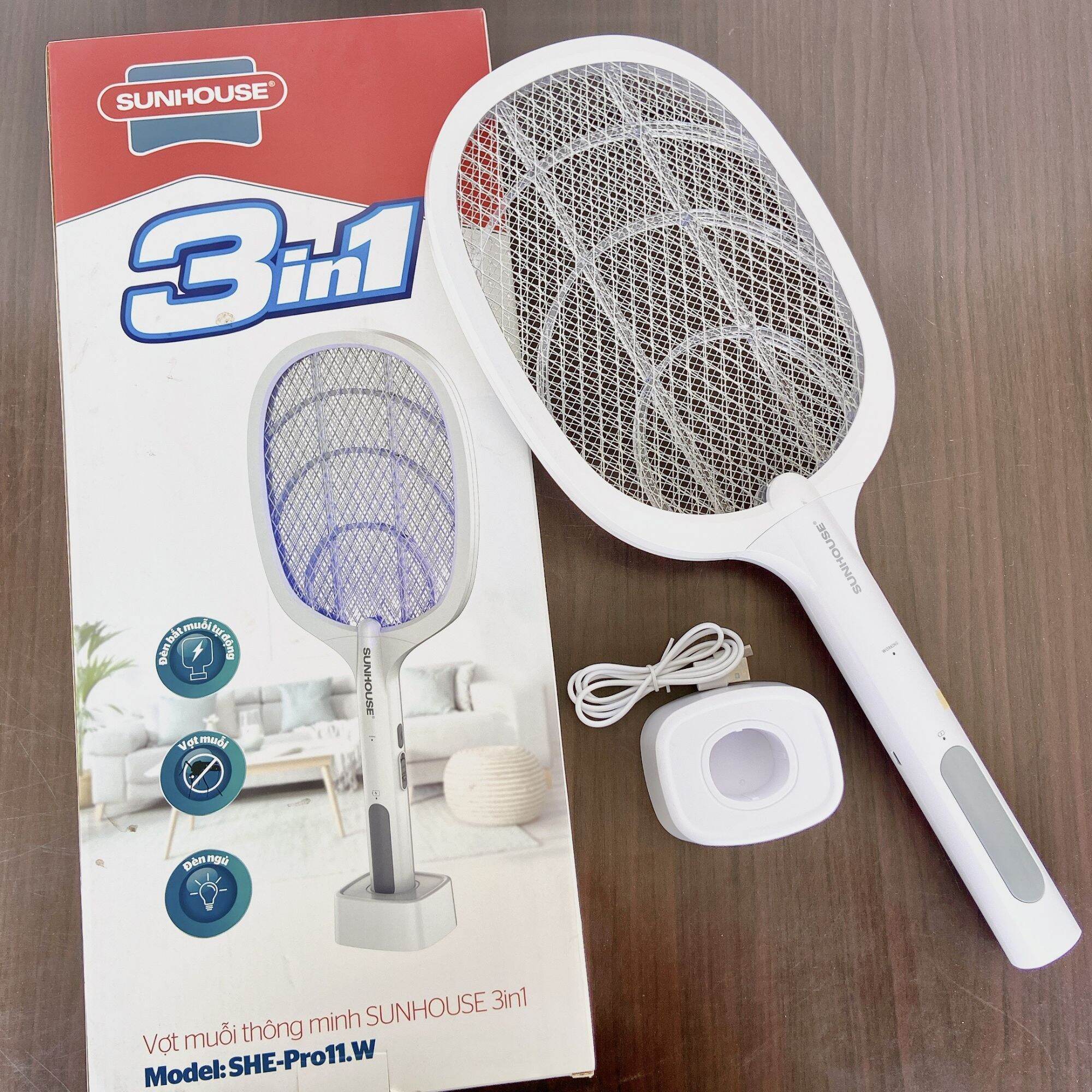 vợt bắt muỗi Sunhouse cao cấp