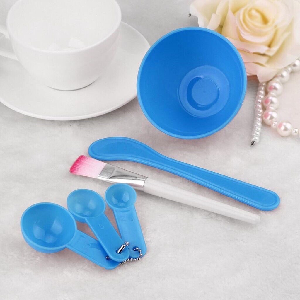 bộ bát trộn đắp mặt nạ 6in1 ( giao màu ngẫu nhiên )