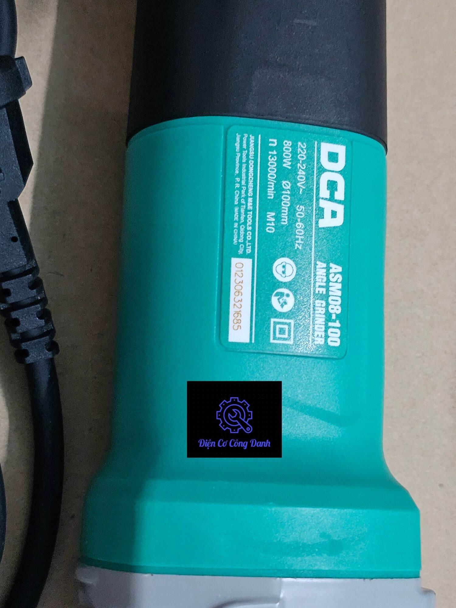 (Hàng DCA.) Máy mài góc công tắc đuôi cầm tay (lưỡi 100mm) ASM 08-100