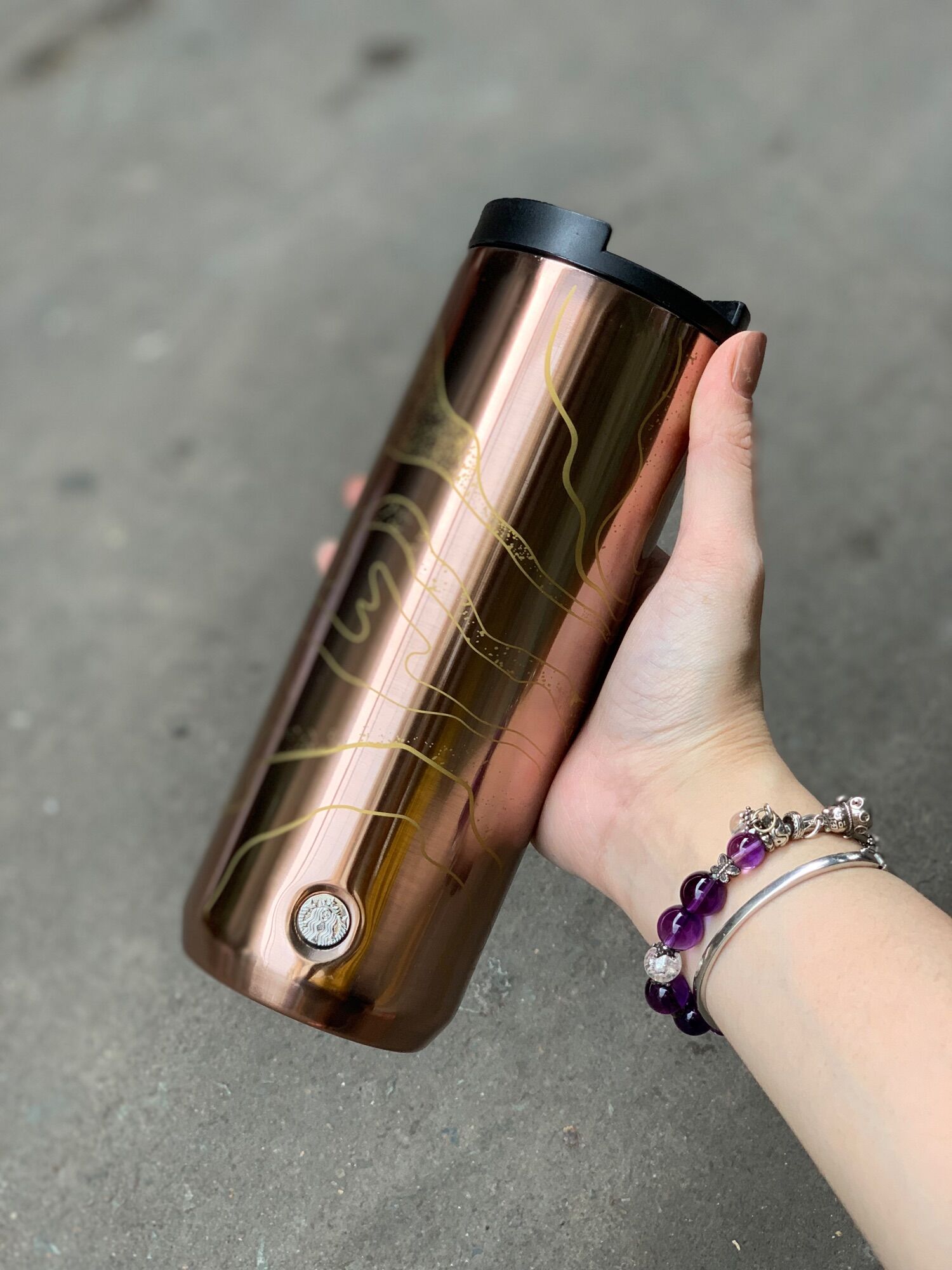 Bình giữ nhiệt starbucks 473ml - bản holiday
