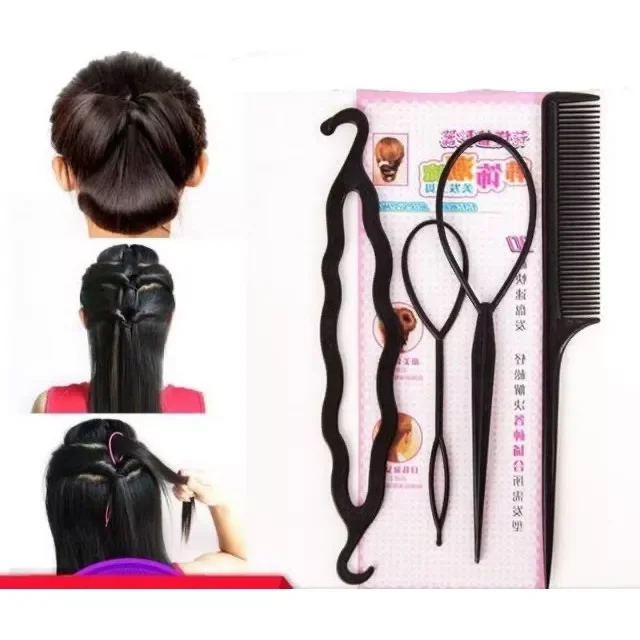 Bộ búi tóc đa năng 4 món