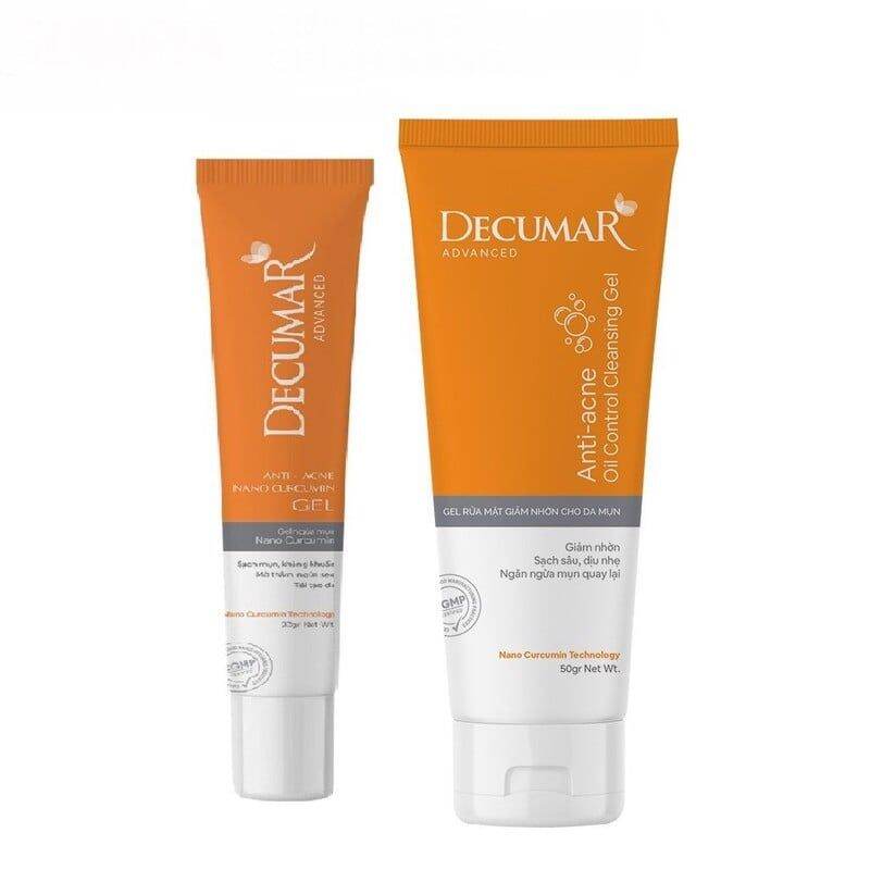Combo DECUMAR làm giảm thâm,giảm mụn,mụn mủ,viêm sưng,sáng da