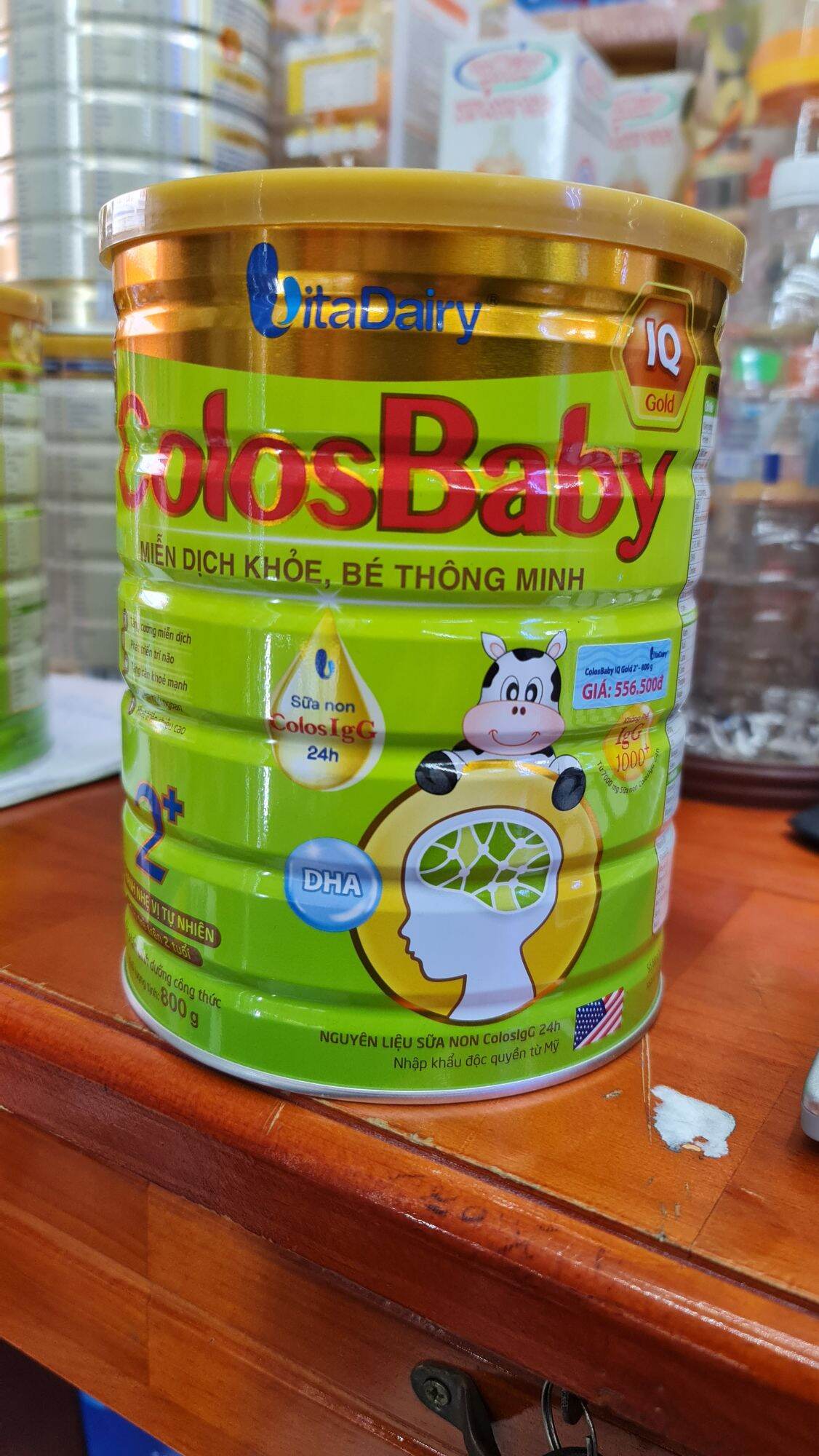 Sữa Colosbaby IQ 2+ 800gr (Mã Qr tích xu,date 2026)