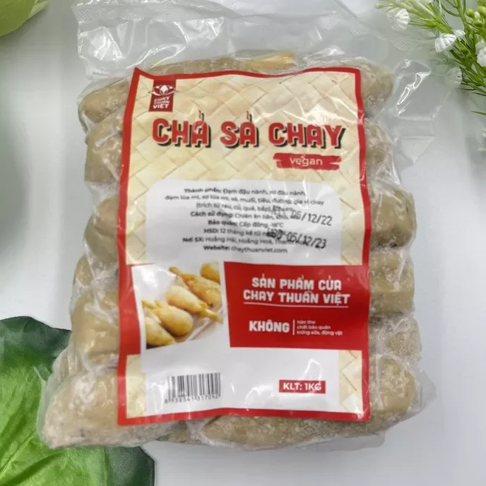 Chả sả chay 1kg - thực phẩm chay thuần việt