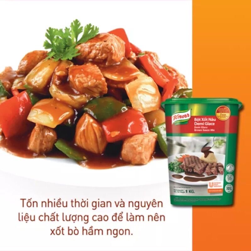 Bột Xốt Nâu Demi Glace Knorr 1kg