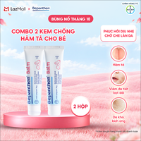 Combo 2 Kem Chống Hăm BEPANTHEN Balm Dạng Kem Mỡ Tuýp 30G
