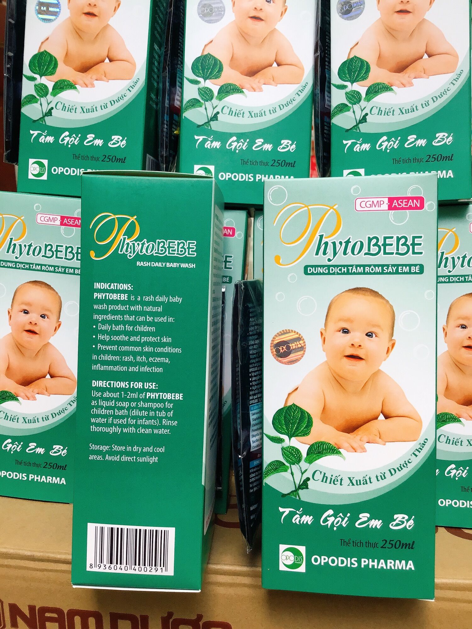 [HCM]Tắm rôm sảy em bé Phytobebe