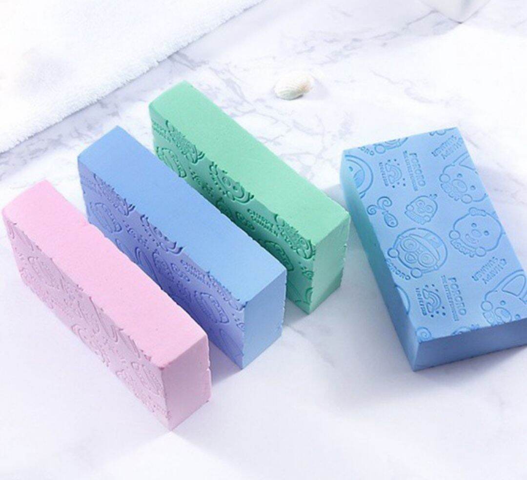 Mút Cao Su Non Kỳ Ghét Thần Thánh - Bông tắm bọt biển tẩy da chết làm sạch da Molangshop