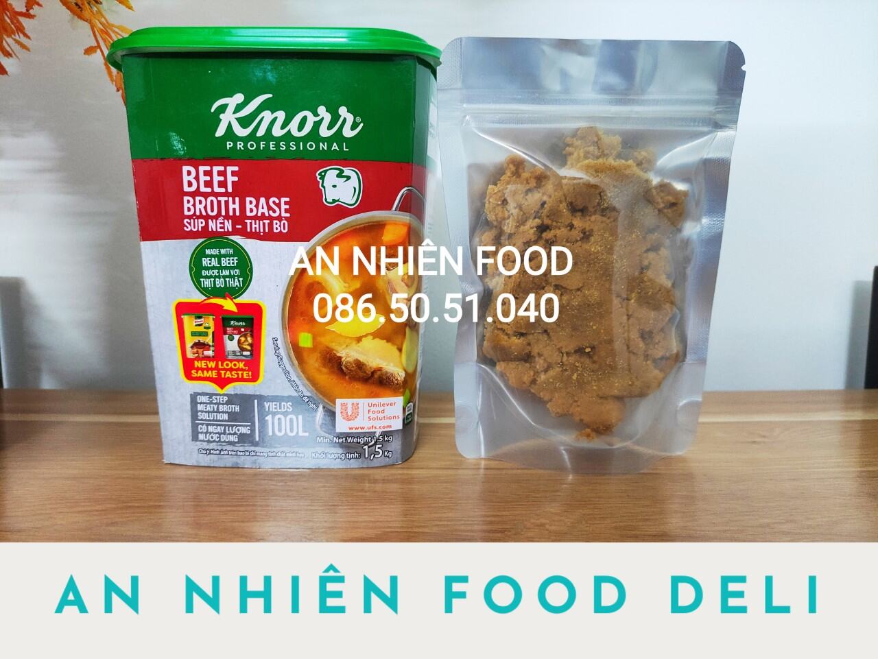 Súp Nền Thịt Bò Knorr Túi 100 Gram