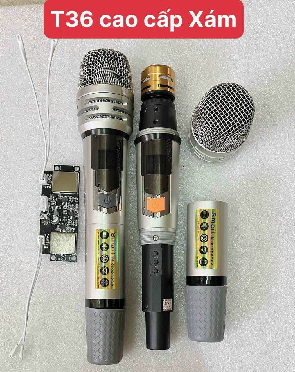 Micro không dây lắp loa kéo loa xách tay từ Neo mic UHF sóng mạnh hát nhẹ chống hú rít củ Shure UGX củ K8