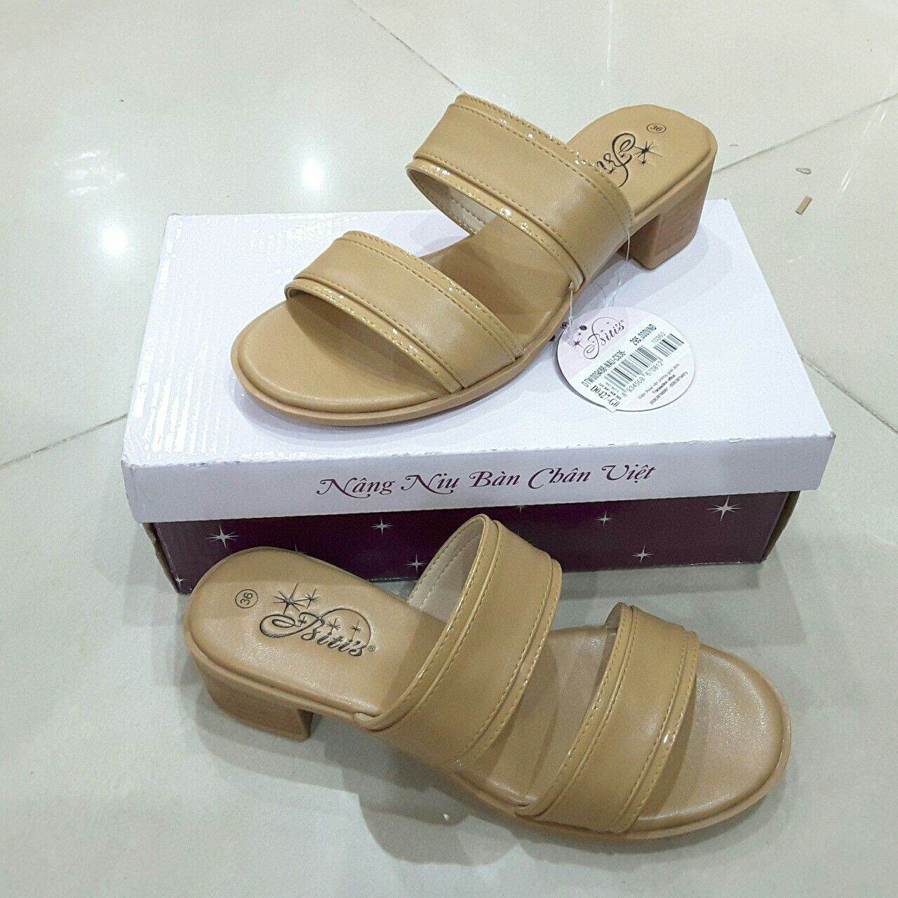 Dép nữ Bitas thời trang đế 4cm