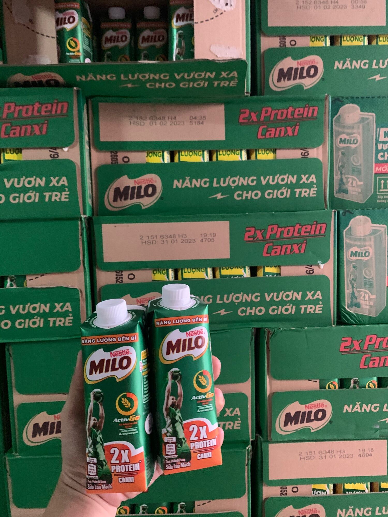 Sữa Lúa Mạch Milo Nắp Vặn 210ml có đường