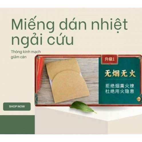.(SIZE BỤNG) Combo Miếng dán Tiêu Mỡ + VIÊN NGẢI THẢO ĐẶT RỐN GIẢM MỠ>>>