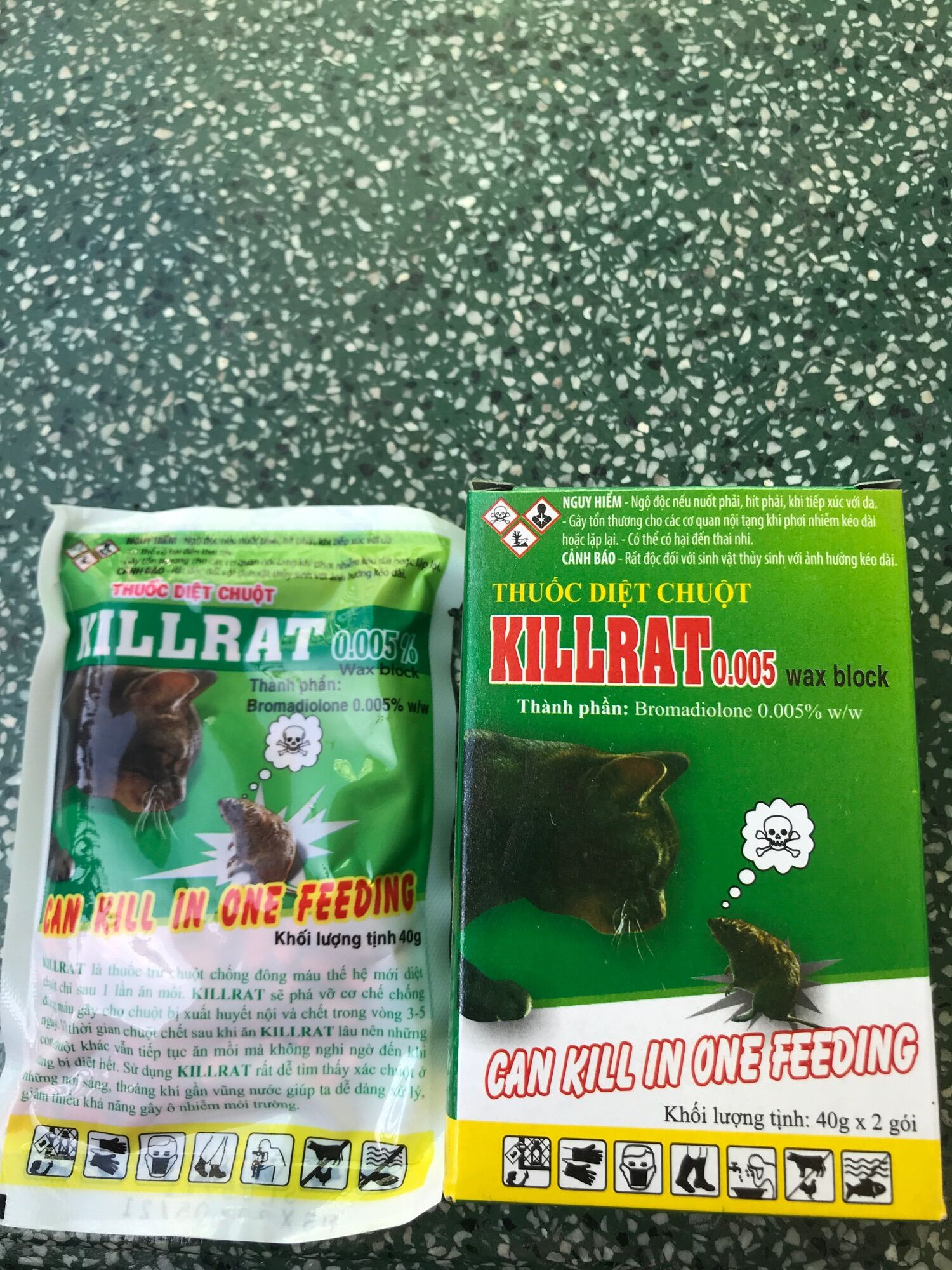 Diệt chuột kill rat 40gr