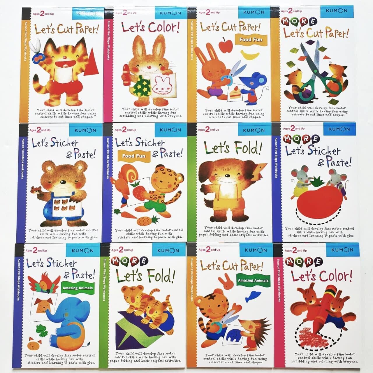 Kumon First Step Workbook -12Q- nhập khẩu